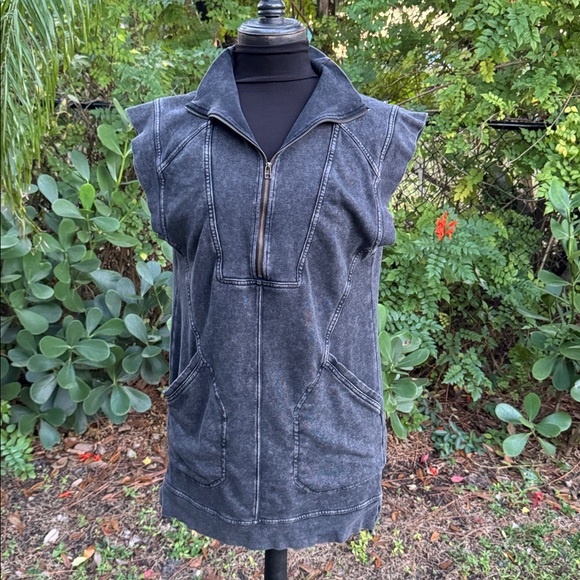 Daily Practice by Anthropologie Meru Zip-Front Mini Dress, size small - Picture 5 of 8